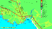 Map of Puerto Escondido