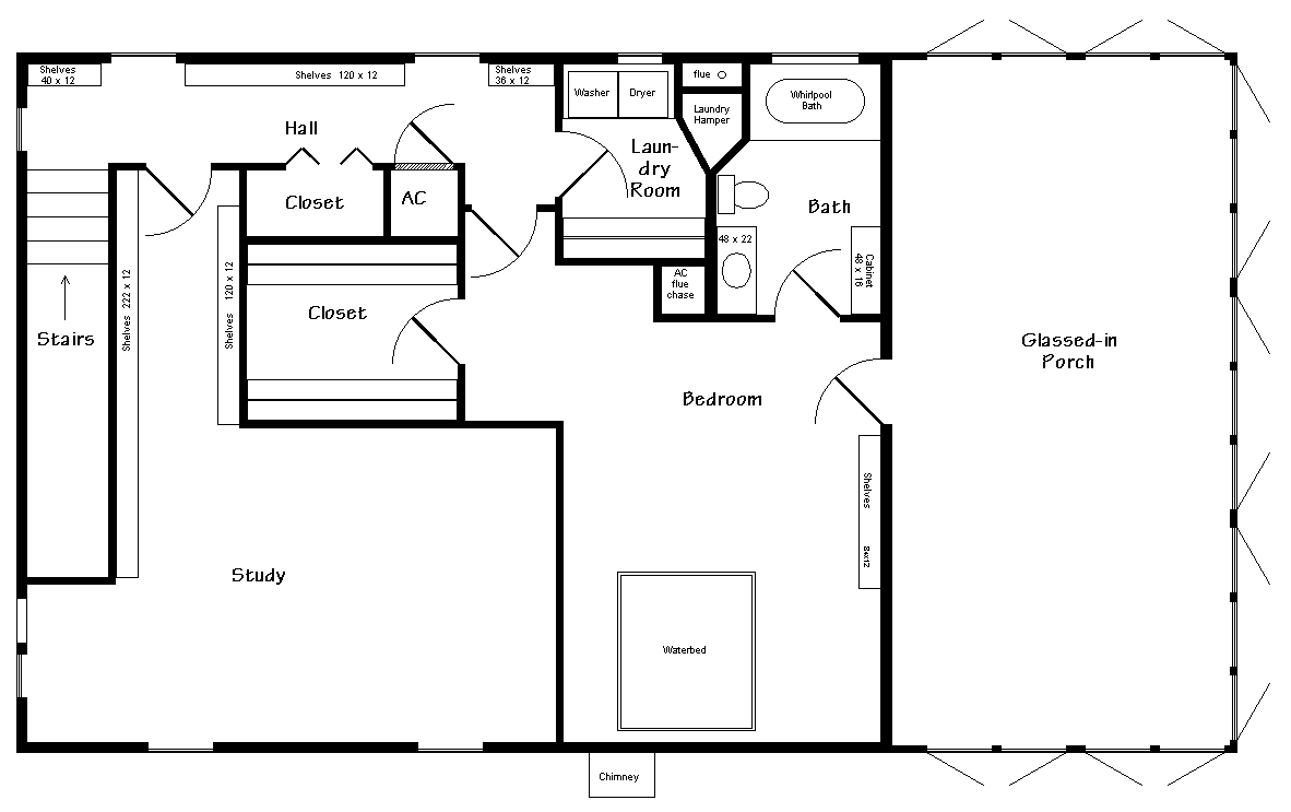 Tom & Nancy "Home" Page Upstairs Floor Plan